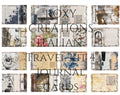 Italian travel kit 4 Journaling cards