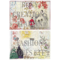 Italian Fashion ladies journal pages kit 2